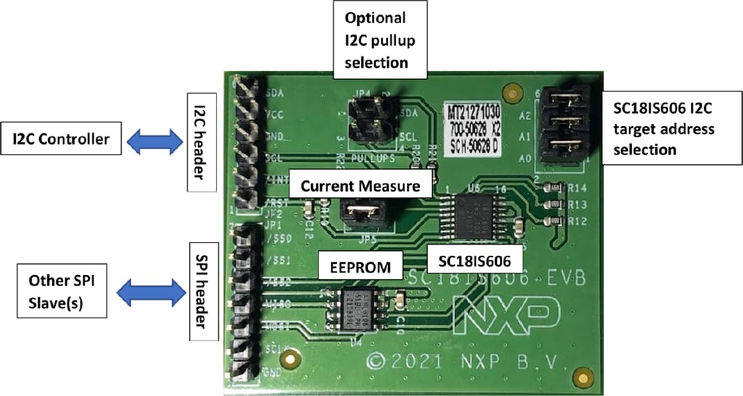 NXP Semiconductors Carte d'évaluation SC18IS604-EVB