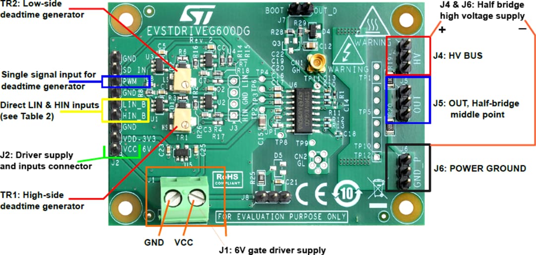 STMicroelectronics Carte de démonstration EVSTDRIVEG600DG