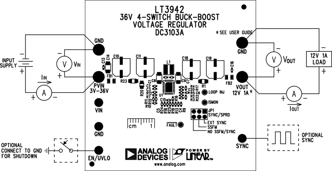 Analog Devices Inc. Carte de démonstration DC3103A LT3942