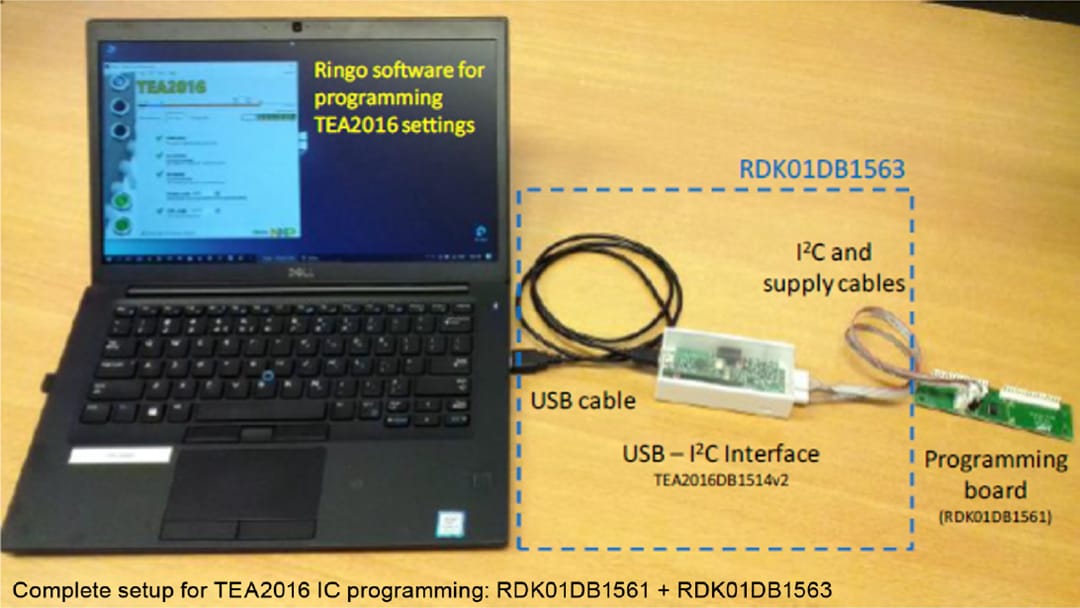 NXP Semiconductors Interface de programmation USB-I2C RDK01DB1563