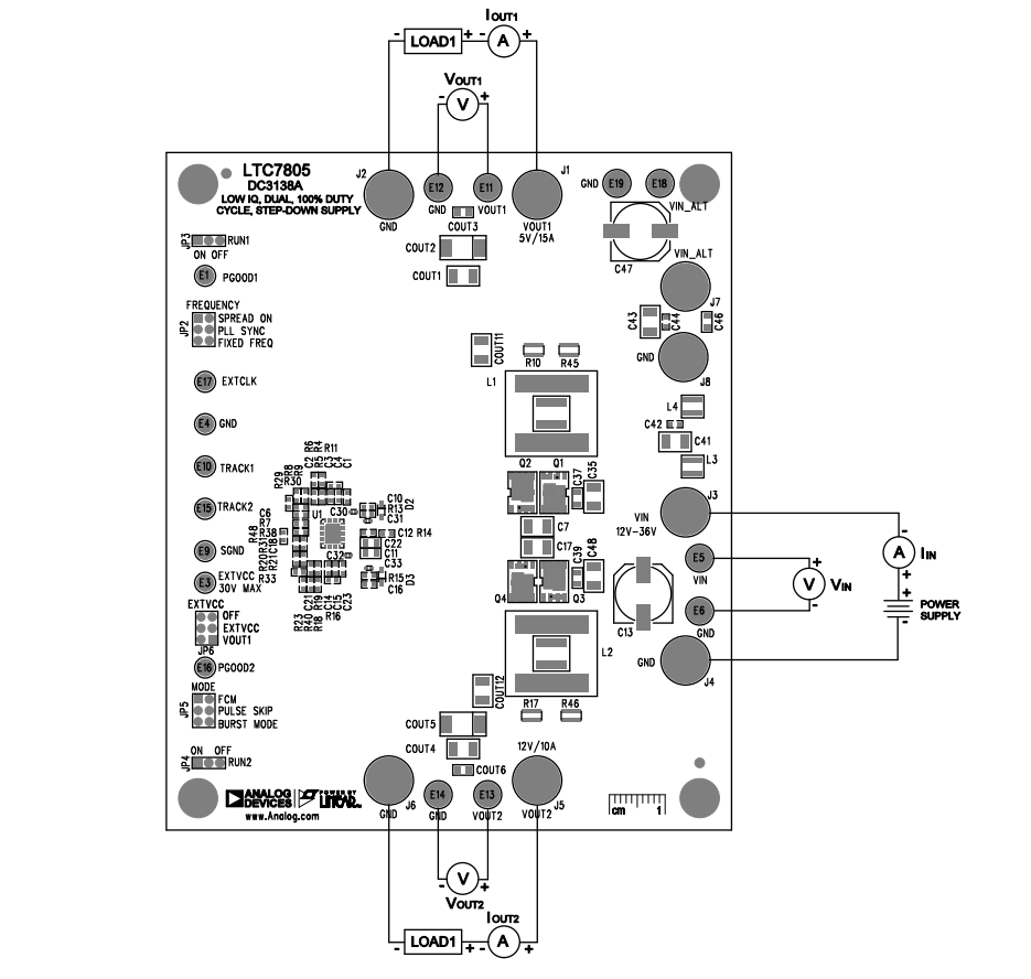 Analog Devices Inc. Carte de démonstration DC3138A LTC7805