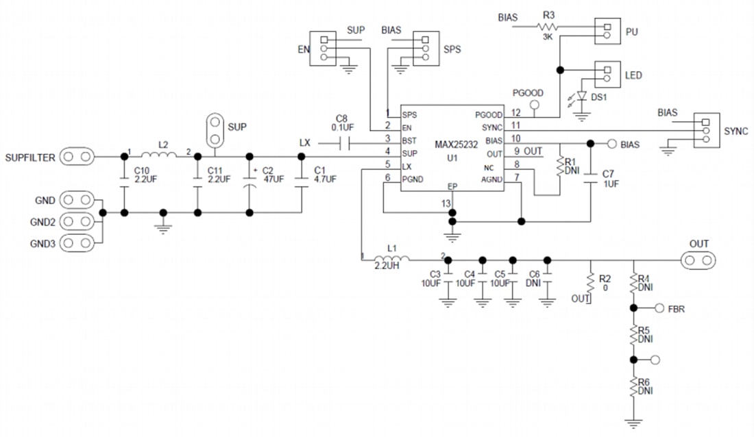 Analog Devices / Maxim Integrated Kit d'évaluation MAX25232