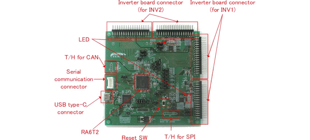 Renesas Electronics Kit de commande moteur RA6T2