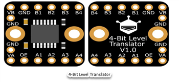 Schematic - DFRobot Fermion: 4-Bit & 8-Bit Level Translators