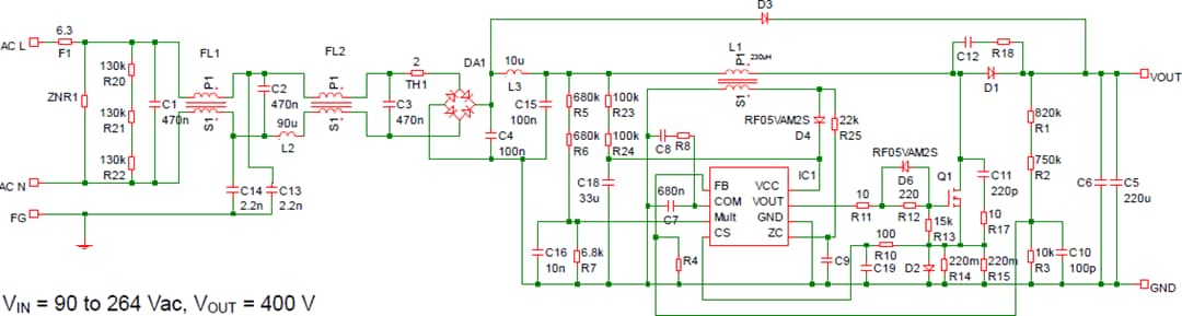Schéma du circuit d'application - ROHM Semiconductor Carte d'évaluation BD7693FJ-EVK-001