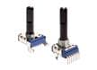 Potentiomètres doubles à arbre en plastique rotatif PRS14R