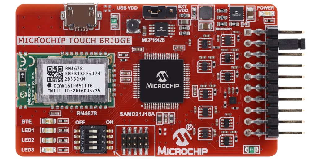 Microchip Technology Kit de pont tactile EV96R35A