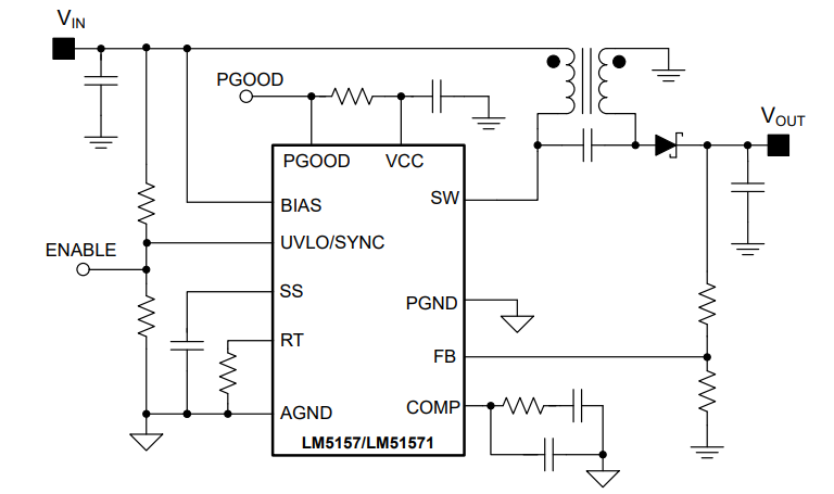 Schéma - Texas Instruments Module d'évaluation LM5157EVM-SEPIC
