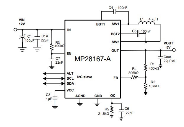 Monolithic Power Systems (MPS) MP28167-A Integrated Buck-Boost Converters