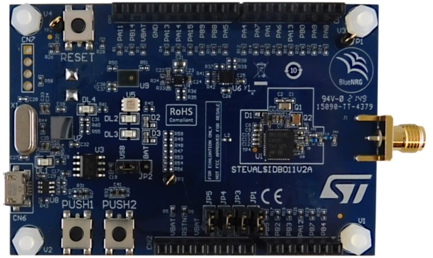 STMicroelectronics Plateforme d'évaluation Bluetooth STEVAL-IDB011V2