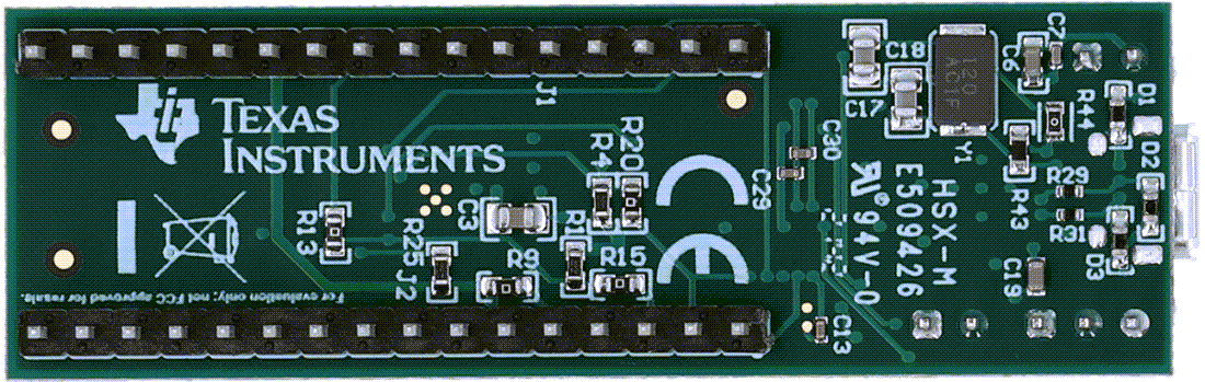 Plan mécanique - Texas Instruments Module d'évaluation (EVM) de CNA DAC63204EVM