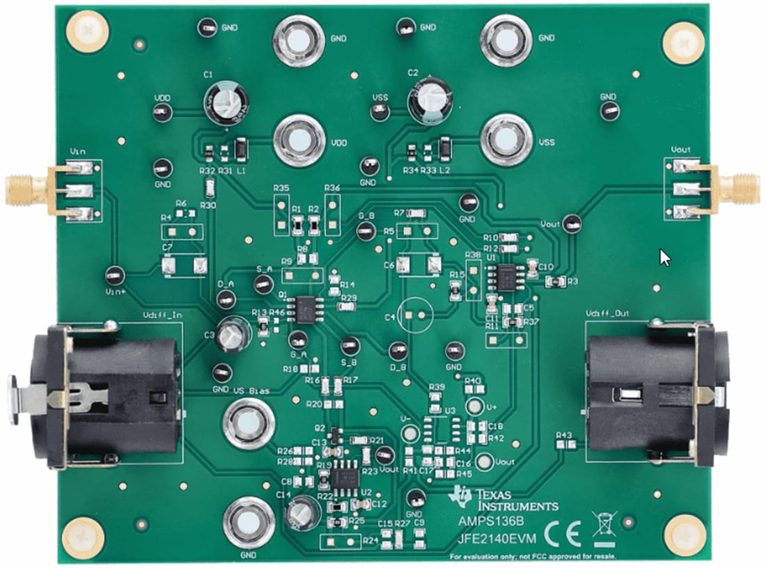 Texas Instruments Module d'évaluation (EVM) JFET JFE2140EVM