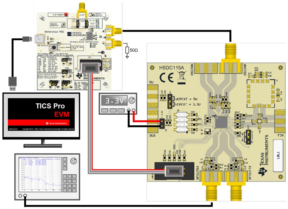 Plan mécanique - Texas Instruments Module d'évaluation de synthétiseur RF LMX2571EPEVM