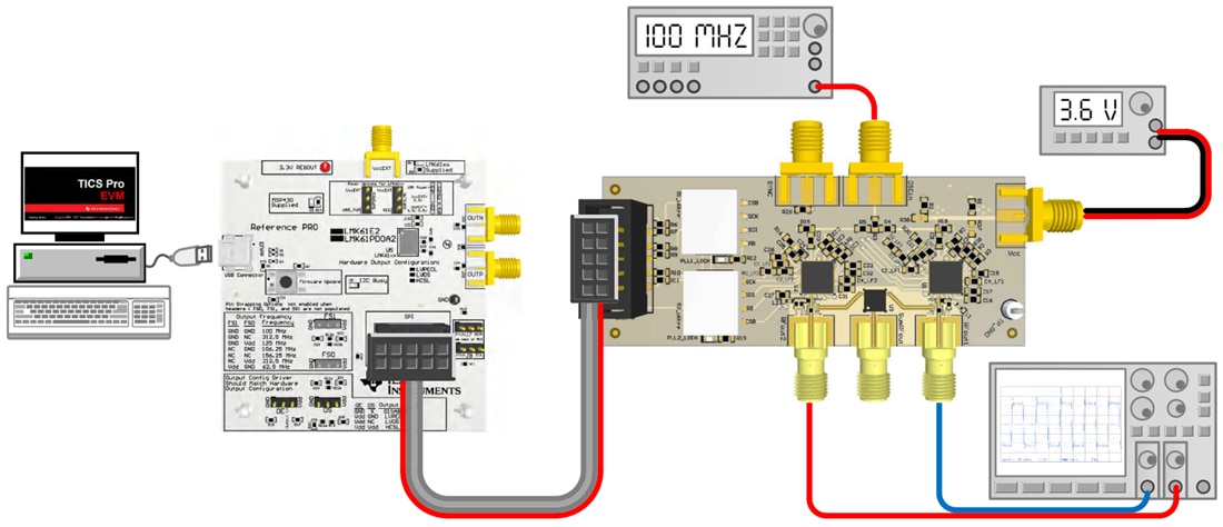Plan mécanique - Texas Instruments Module d'évaluation de synthétiseur RF LMX2594PSEVM