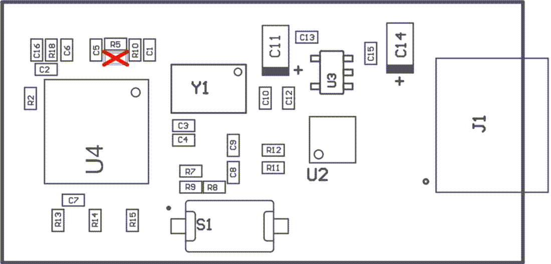 Plan mécanique - Texas Instruments Module d'évaluation (EVM) ALS OPT3004DTSEVM