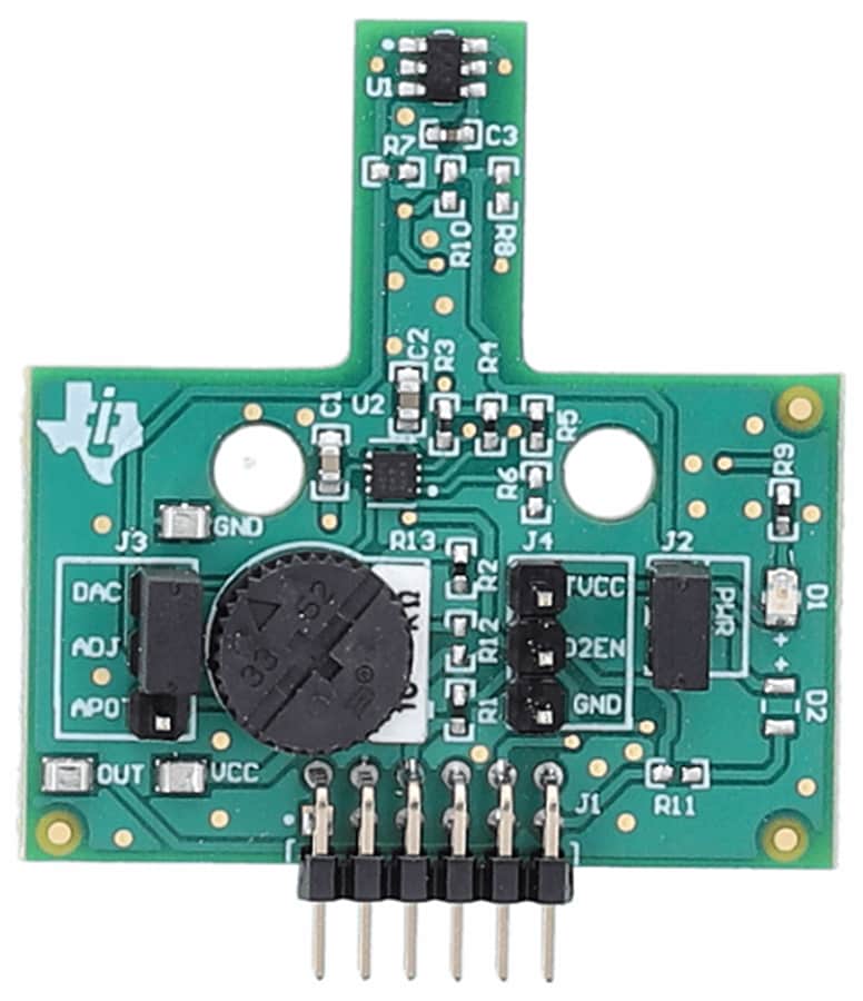Plan mécanique - Texas Instruments Module d'évaluation de commutateur à effet Hall TMAG5328EVM