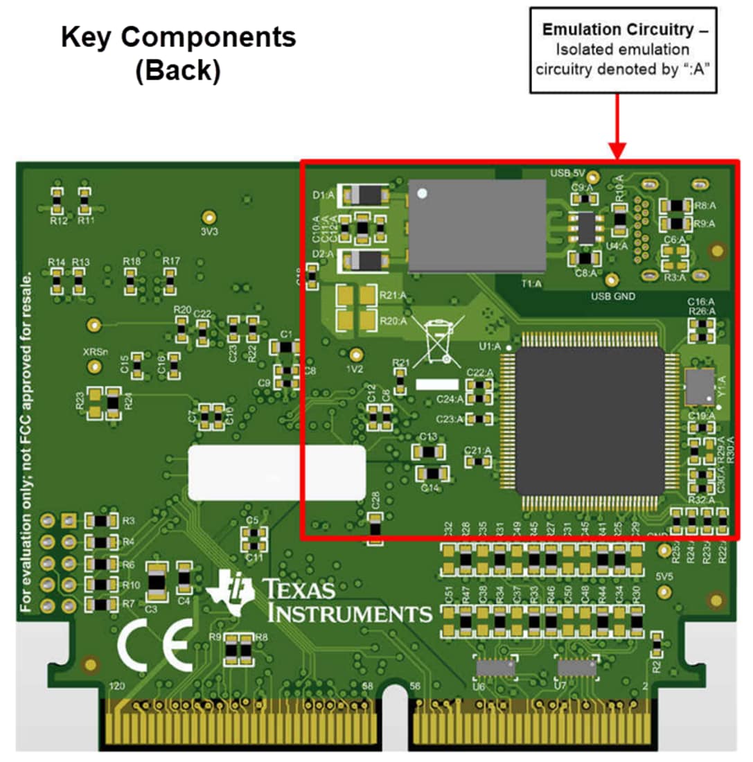 Plan mécanique - Texas Instruments Module d'évaluation de carte de contrôle TMDSCNCD280039C