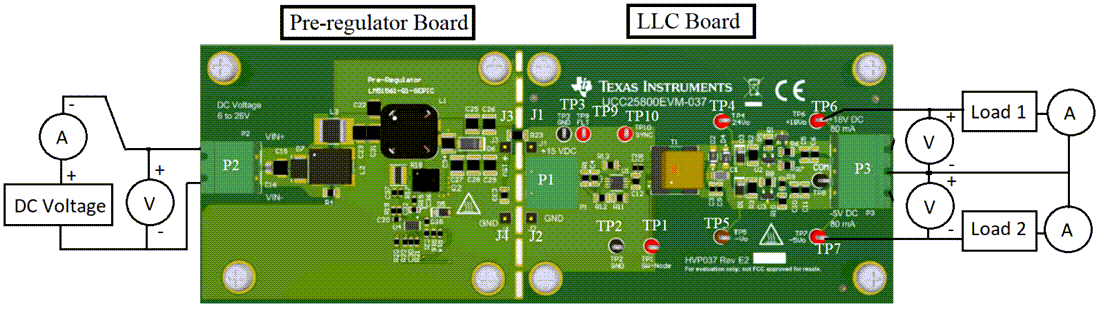 Plan mécanique - Texas Instruments Module d'évaluation de convertisseur LCC UCC25800EVM-037