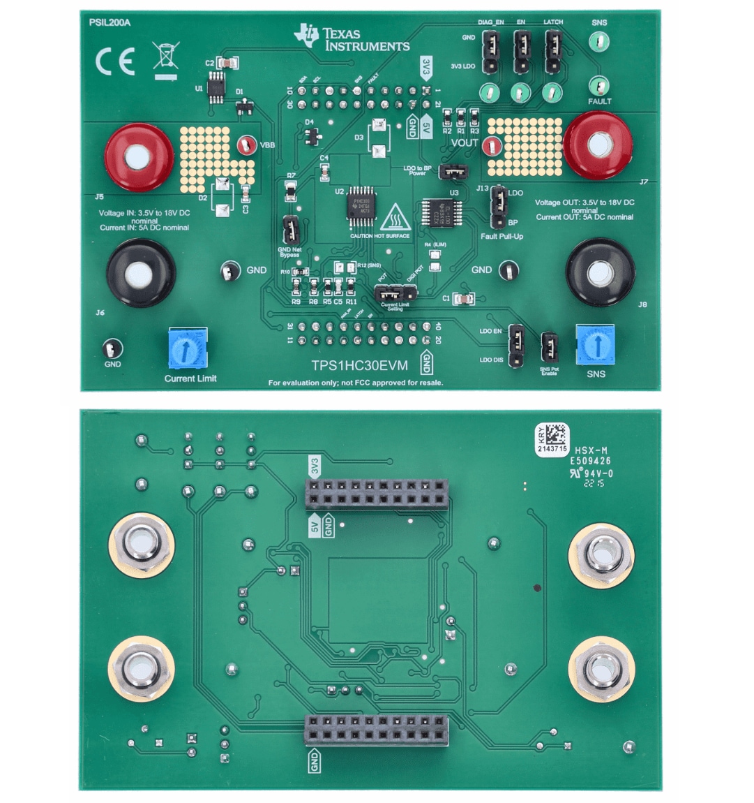 Texas Instruments Module d'évaluation TPS1HC30EVM