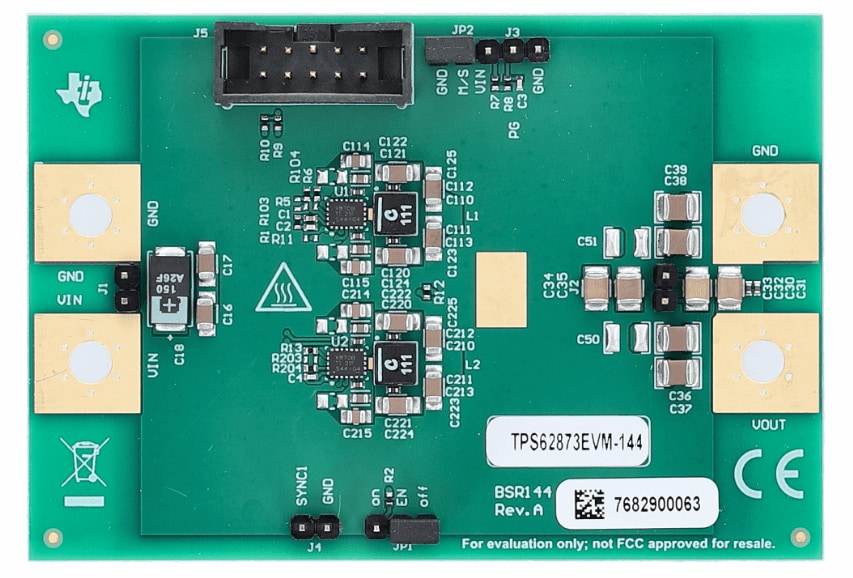 Texas Instruments Module d'évaluation TPS62873EVM-144