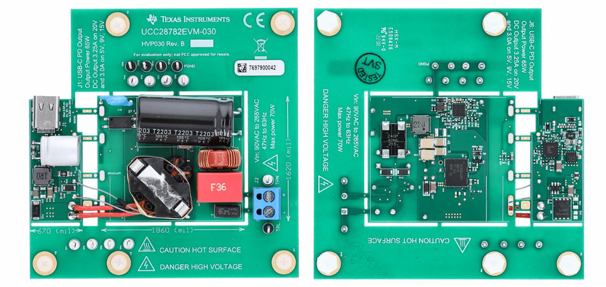 Texas Instruments Module d'évaluation UCC28782EVM-030
