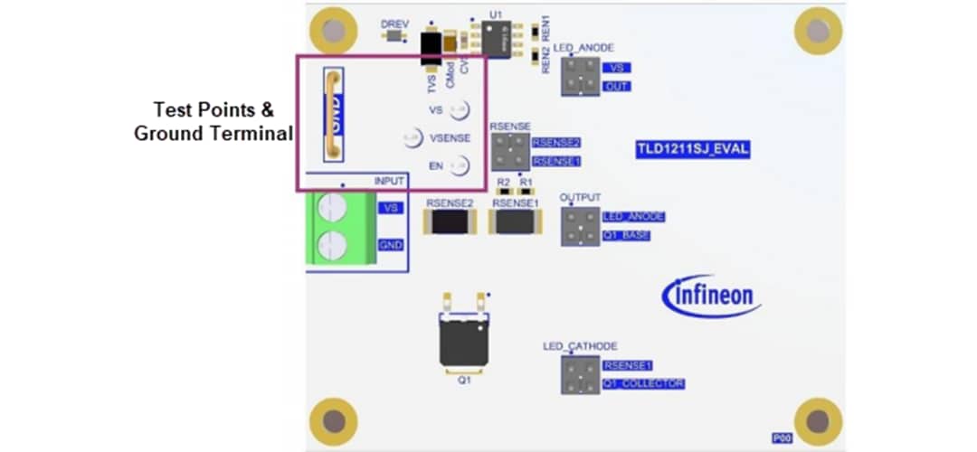 Infineon Technologies Carte d'évaluation TLD1211SJ