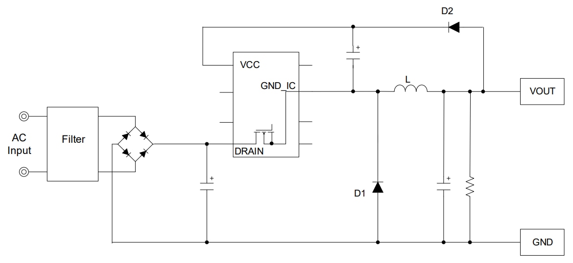 ROHM Semiconductor Convertisseurs CC-CC de type PWM BM2P134