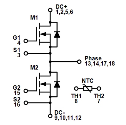 onsemi Module SiC NXH010P120MNF1