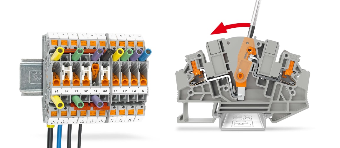 Phoenix Contact Borniers de déconnexion de test PTVME 6/S
