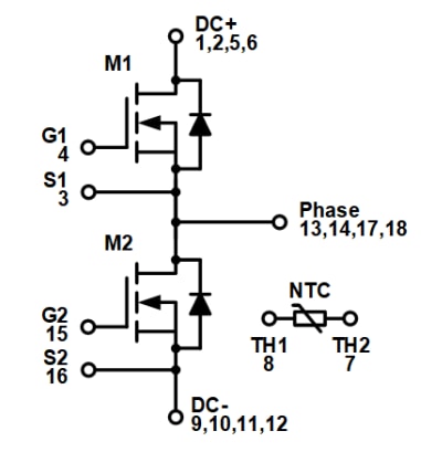 onsemi Module SiC NXH020P120MNF1