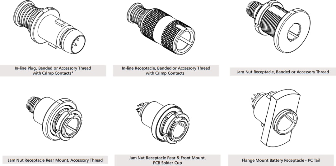 ITT Cannon MKJ Warrior Connectors
