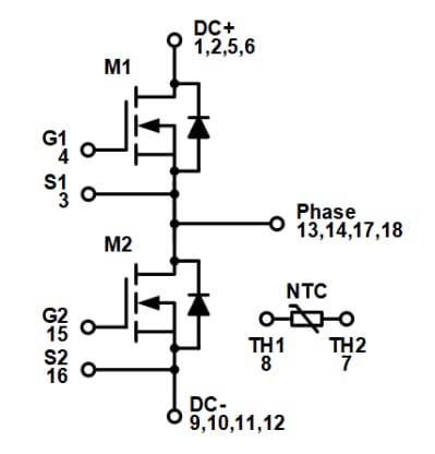 onsemi Module SiC NXH040P120MNF1