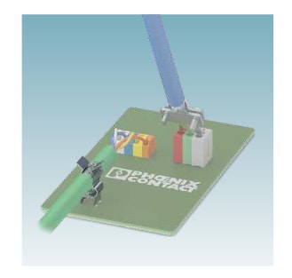 Graphique - Phoenix Contact Connexions de blindage pour circuits imprimés