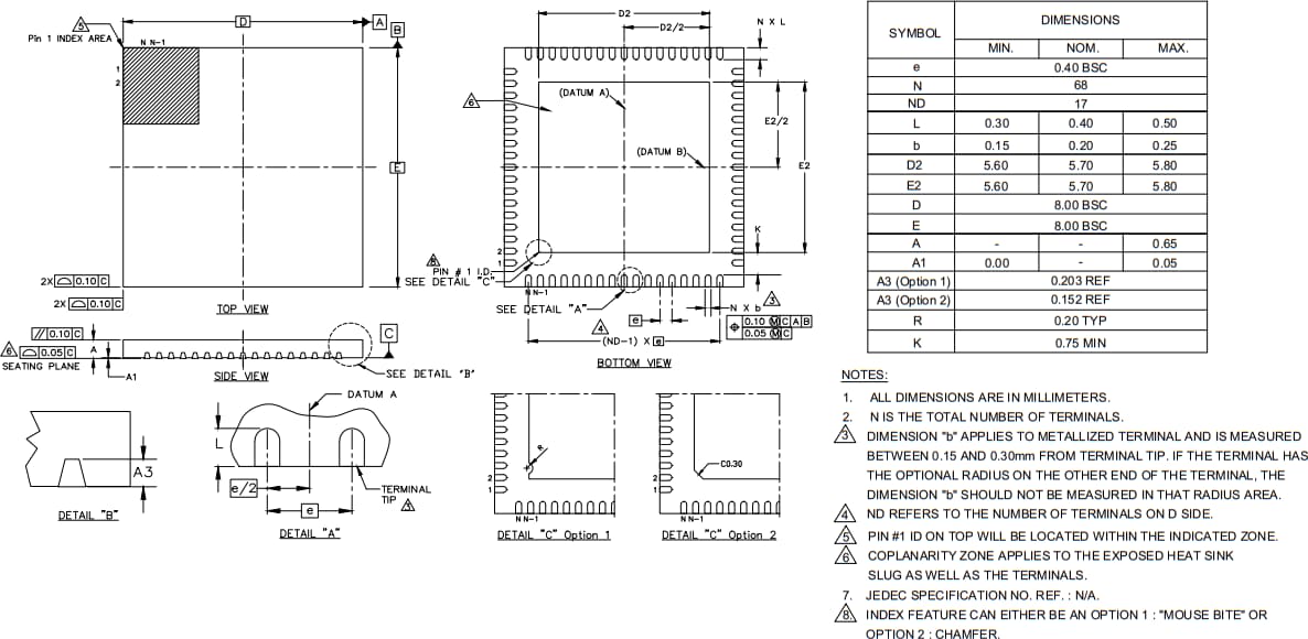Plan mécanique - Infineon Technologies Émetteur de charge sans fil WLC1115