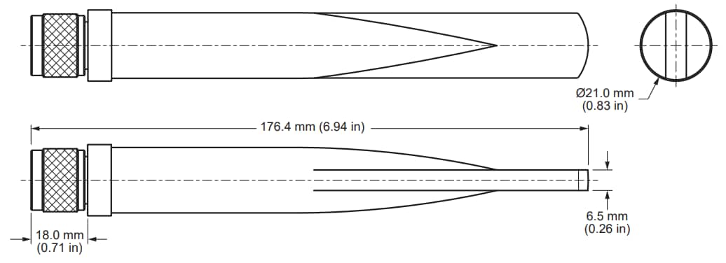 TE Connectivity / Linx Technologies Antenne 5G Sub-6 cellulaire extérieure ANT-5GW-IPW3-NP