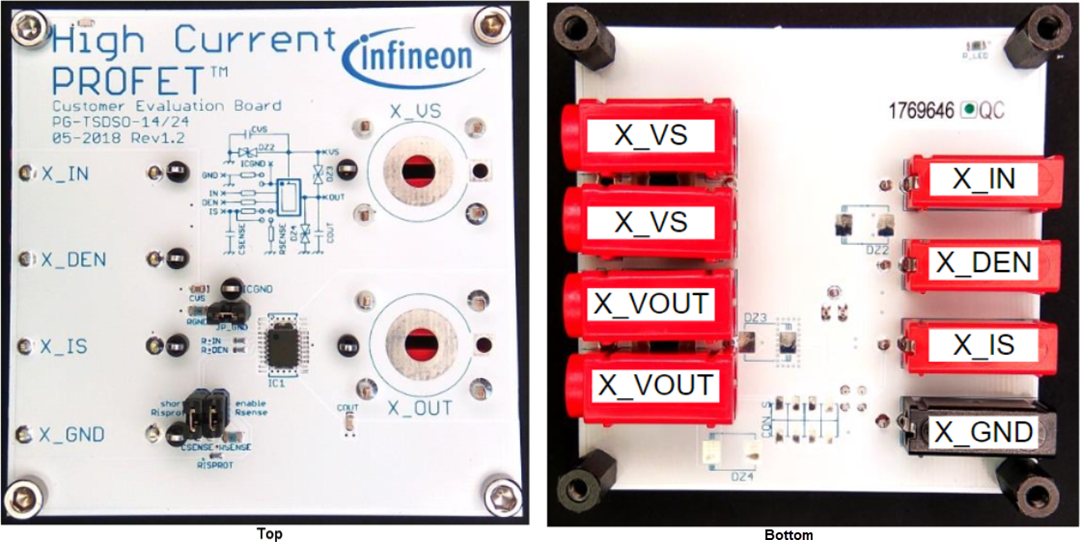 Infineon Technologies Carte d'évaluation PROFET+2 BTS700201-1ESPEVBD
