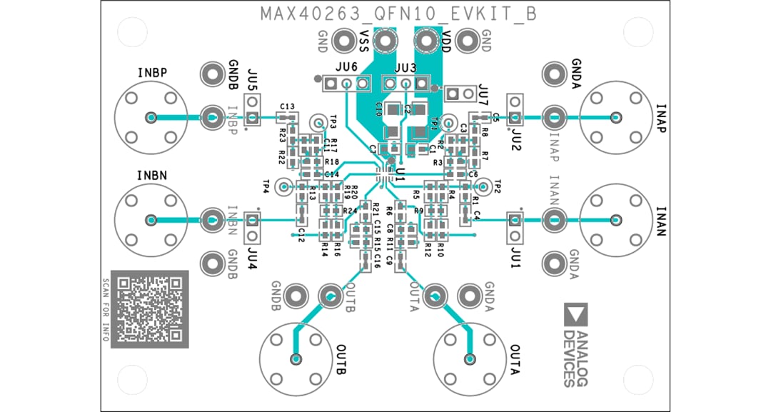 Analog Devices / Maxim Integrated Kit d'évaluation MAX40263EVKIT