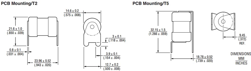 Bourns Fusibles d'alimentation de télécommunications POWrFuse™ PF-N