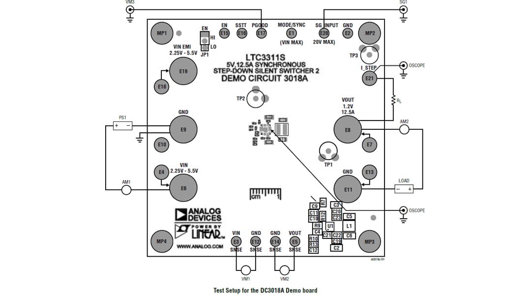 Plan mécanique - Analog Devices Inc. Cartes de démonstration LTC3311