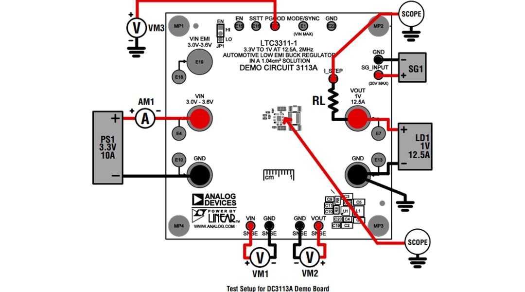 Plan mécanique - Analog Devices Inc. Cartes de démonstration LTC3311