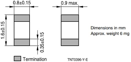 EPCOS / TDK Thermistances NTC CMS 0603 B573xV5