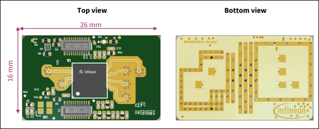 Infineon Technologies Carte de démonstration SHIELD_60ATR24ES_01