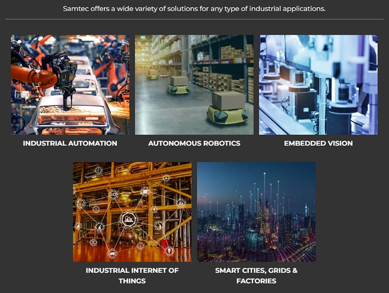 Samtec Solutions industrielles