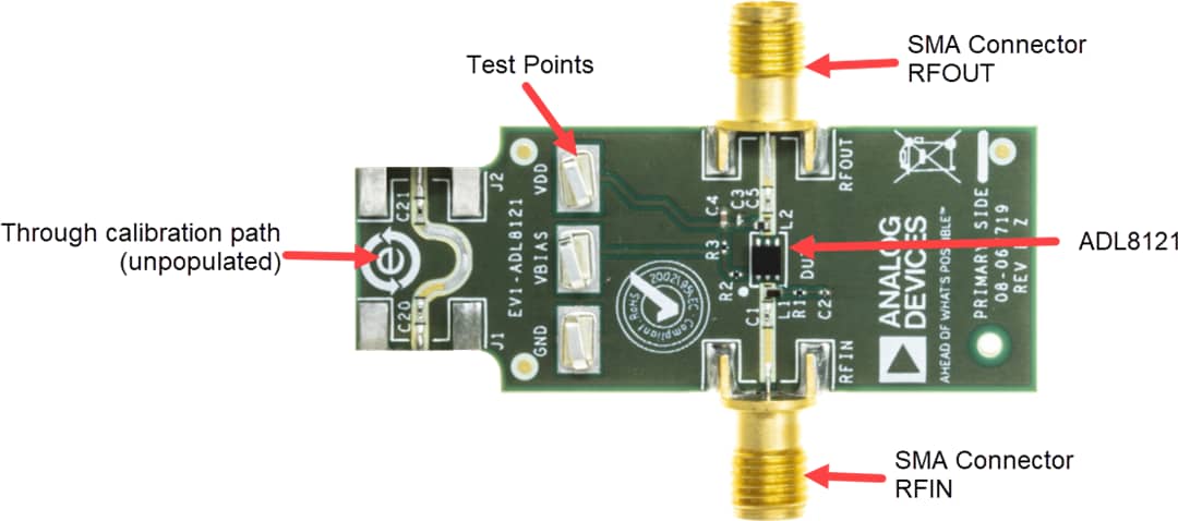 Analog Devices Inc. Carte d'évaluation EVAL-ADL8121