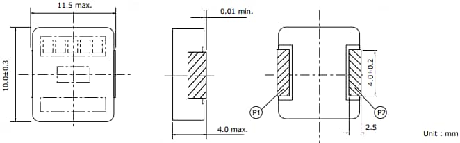 Panasonic Electronic Components Inductances de puissance ETQP4L-WFC et ETQP4L-XFC.