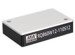 MEAN WELL Convertisseurs CC-CC ferroviaires quart de brique RQB60W12