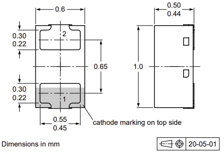 Nexperia Diode Schottky à usage général BAT46LS-Q