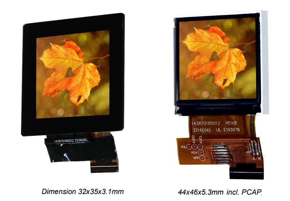 DISPLAY VISIONS Écrans TFT 1,5po EA TFT015-22AI