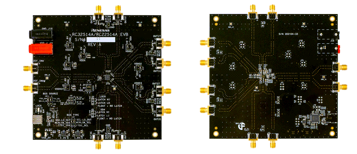 Renesas Electronics Kit d’évaluation FemtoGear™ 2 RC32514A-EVK
