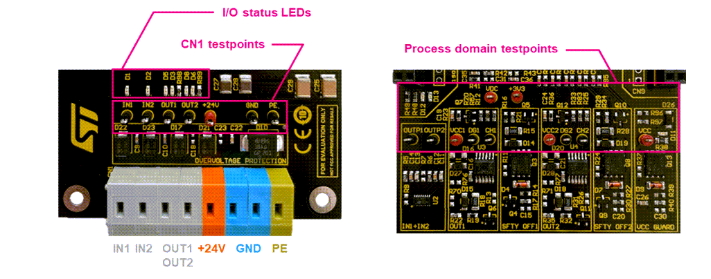 STMicroelectronics Carte d’extension d'E/S numériques STEVAL-FSM01M1